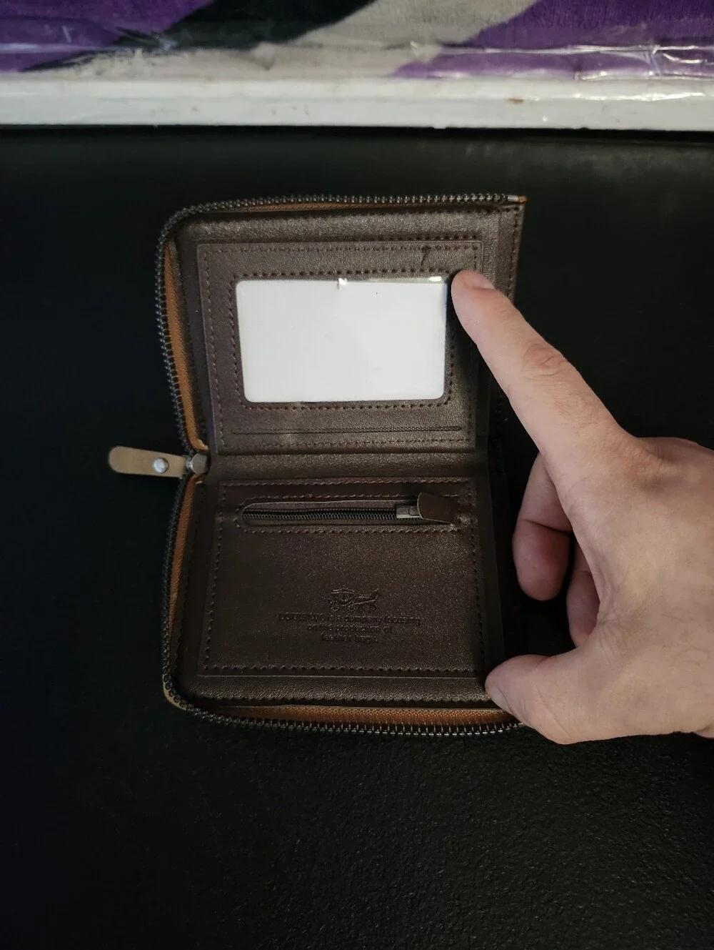 Louisiwc Unisex Leather Brown  Wallet